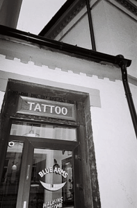 Blue Arms Tattoo
